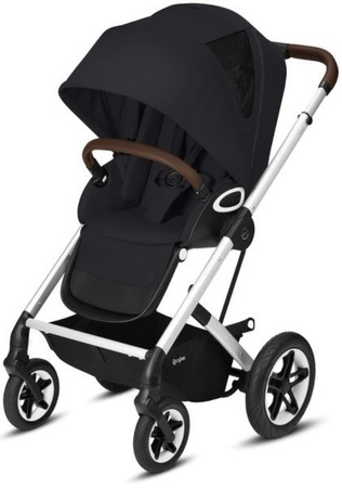 Cybex Talos S Lux Wózek Spacerowy Srebrna Rama Deep Black