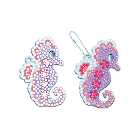 Janod Zestaw kreatywny do tworzenia breloczków Malowanie diamentami Magiczny ocean 7+