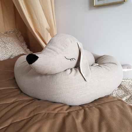 SenLove Ochraniacz do Łóżeczka Piesek Beżowy