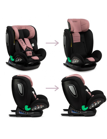 MoMi Urso Fotelik Samochodowy 40-150cm Różowy