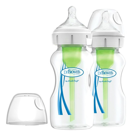 Dr Browns Butelka do karmienia niemowlą szeroka szyjka 270ml