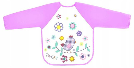 Bocioland Śliniak Fartuszek Rękawek Dla Dzieci Ptaszek BOC0570