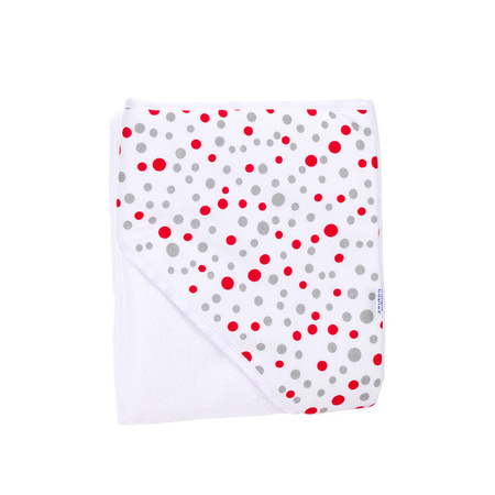 Canpol Babies Okrycie Kąpielowe Dla Niemowląt z Kapturkiem 80x95cm 26/300Mix