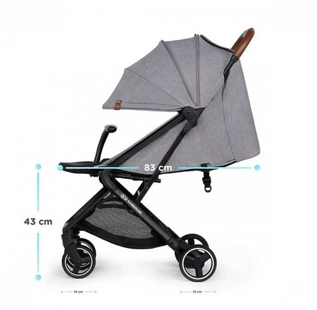 Kinderkraft Nubi Wózek Spacerowy Grey