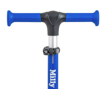 Milly Mally Fuzzy Trójkołowa Hulajnoga Balansująca z Siedziskiem Blue