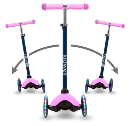 Kidwell Uno Hulajnoga Balansowa Trójkołowa Violet