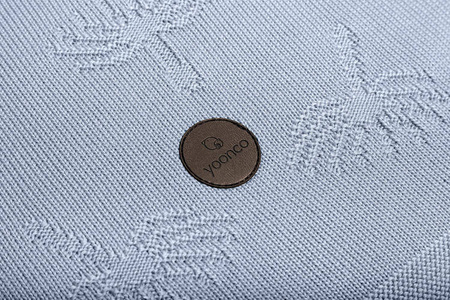 Yoonco Koc Bambusowy 80x100 Dmuchawce Niebieski