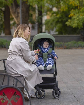 Carrello Alfa 2024 CRL-5508 Wózek Spacerowy Midnight Black