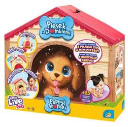 Cobi Little Live Pets Piesek z Domkiem Brązowy 