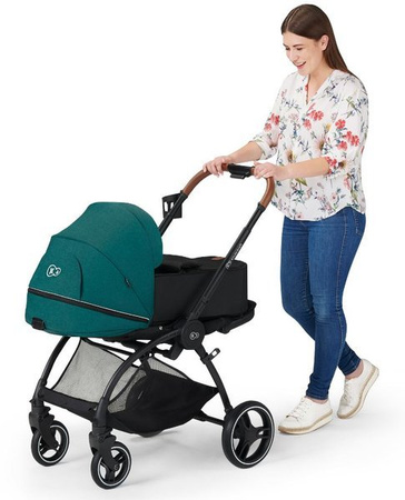 Kinderkraft Evolution Wózek Spacerowy + Cocoon Platinum Grey