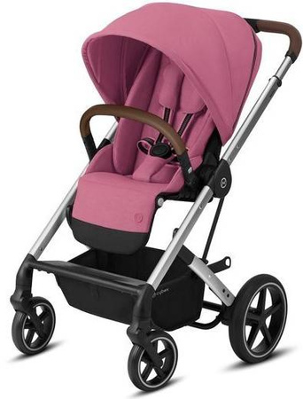 Cybex Balios S Lux Wózek Spacerowy Magnolia Pink - Srebrna Rama 2022
