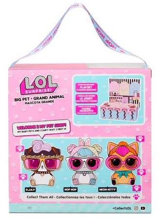 L.O.L lol Surprise Big Pets Duże Zwierzaki z Akcesoriami Hop Hop