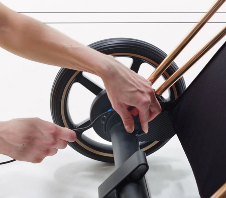 Cybex ePRIAM Rama w zestawie ze Stelażem Siedziska Rosegold E-PRIAM