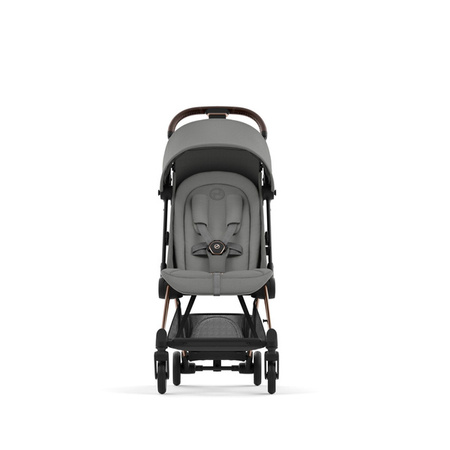 Cybex Coya Wózek Spacerowy Rama Rosegold Mirage Grey + Cybex Coya Moskitiera Black