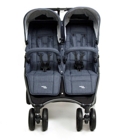 Valco Snap Duo Tailor Made Wózek Spacerowy Bliźniaczy Denim 03