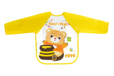 Bocioland Śliniak Fartuszek Rękawek Dla Dzieci Miś Miód