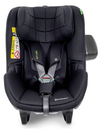 Avionaut AeroFix Soft Line Fotelik Samochodowy 9-17,5kg + Baza Isofix Black