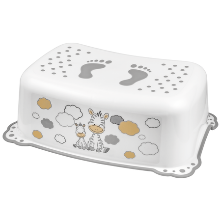 Maltex Minimal Podnóżek 2K Zebra Biały