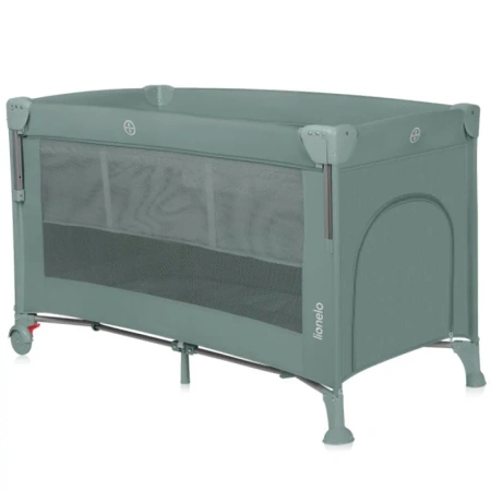 Lionelo Ellen - łóżeczko turystyczne 3w1 z opuszczanym bokiem | Green Sage