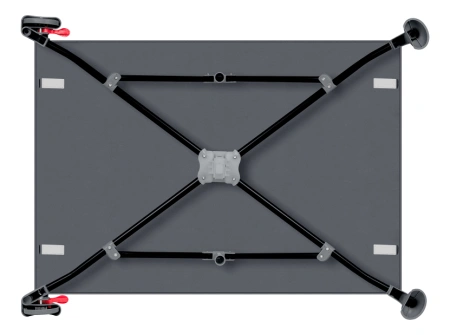 Lionelo Laura łóżeczko turystyczne Grey Concrete