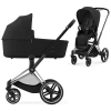 Cybex Priam 4.0 Wózek Głęboko-Spacerowy + Avionaut Pixel Pro 2.0 C Fotelik Samochodowy + IQ Orbit Obrotowa Baza 
