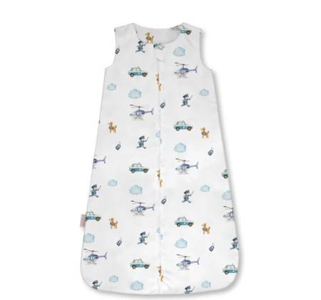 Waldin Śpiworek 2.5 TOG Policianci Biały Rozmiar M