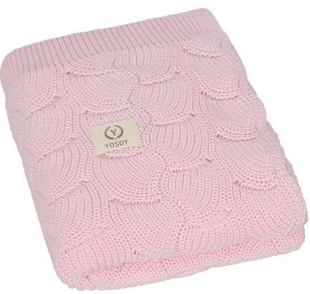 Yosoy Kocyk Waves Eco Cotton Bubble Gum