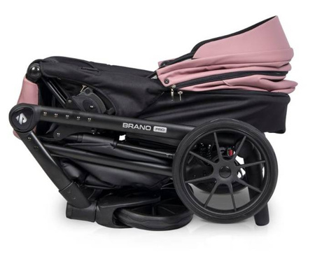 Riko Brano Pro Wózek Głęboko-Spacerowy 2w1 Energy Pink