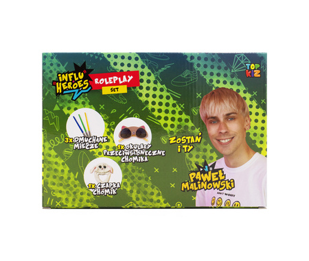 TopKiz InfluHeroes Zestaw do Odgrywania Ról Paweł Malinowski