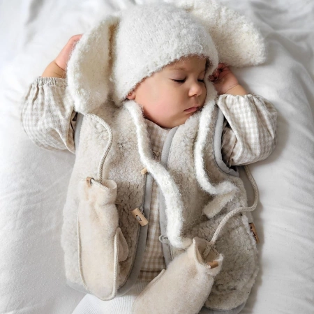 Zaffiro Kamizelka Wełniana Nevada 122/128 Beige