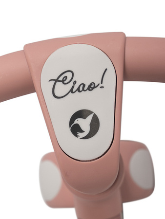 Colibro Ciao Rowerek Biegowy Składany Rose Gold