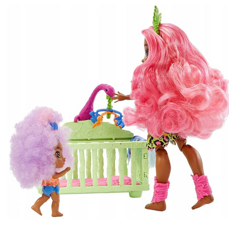 Mattel Cave Club Zestaw Lalka Jaskiniowa Opiekunka GNL92