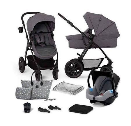 Kinderkraft XMOOV Wózek wielofunkcyjny 3w1 Dark Grey
