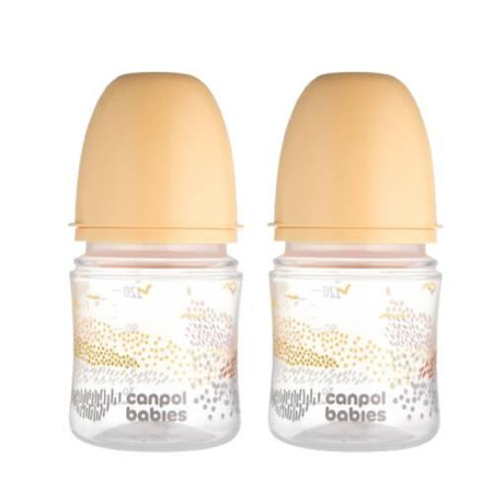 Canpol Babies Butelki Dla Niemowląt Mountains Ze Smoczkiem 0m+, 2szt. X 120ml