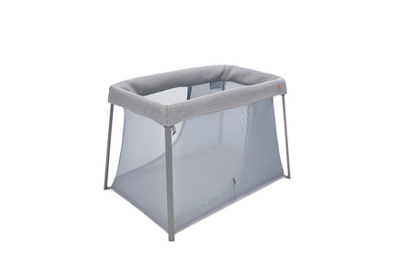 Beaba Łóżeczko turystyczne dwupoziomowe z funkcją kojca 3w1 Eazy sleep Heather grey / Pebble