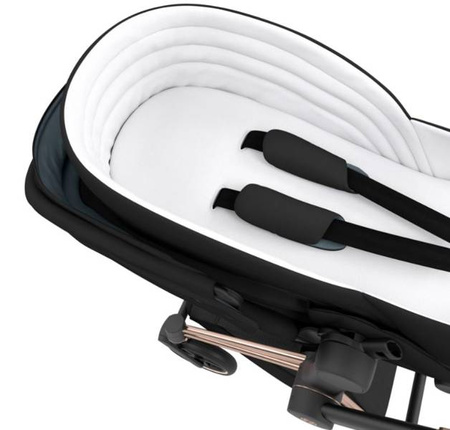 Cybex Lite Cot Miękka Gondola Do Wózka Priam Deep Black