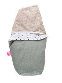 Motherhood Otulaczek Kwadraty Różowe