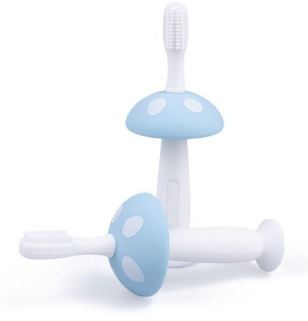 Dumel GiliGums Szczoteczka do Zębów Grzybek 3w1 Niebieska