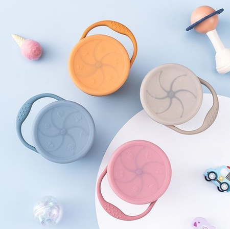 Baby in World Kubek Silikonowy Niewysypek Składany Sand