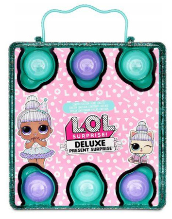 L.O.L lol Surprise Deluxe Present Ekskluzywny Prezent Niespodzianka Niebieski