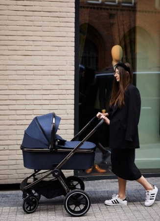 Muuvo Quick 2.0 Wózek Spacerowy Black Chrome Anthracite