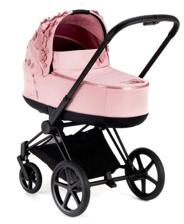 Cybex Priam 2.0 Lux Wózek Głęboki Rama Rose Gold Simply Flowers Pale Blush