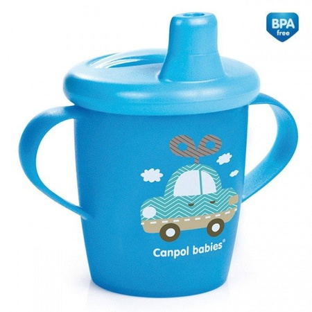 Canpol Babies Toys Kubek Niekapek 250 ml 31/200_blu Niebieski