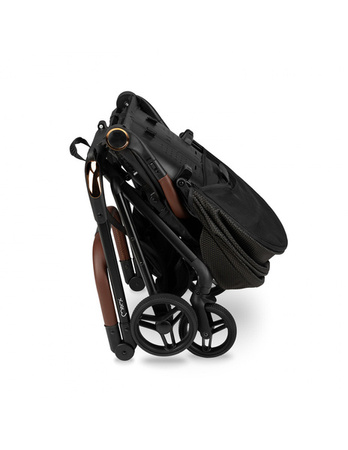 MoMi Adelle Wózek Spacerowy Czarno-Złoty