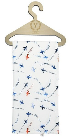 Yosoy Otulacz Bambusowy 120x120 cm Aeroplanes