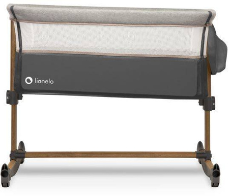 Lionelo Leonie Łóżeczko Dostawne Turystyczne Stone Grey