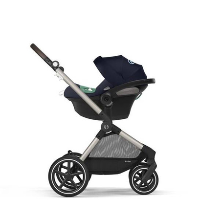 Cybex Eos Lux Wózek Głęboko-Spacerowy Rama Taupe Sky Blue