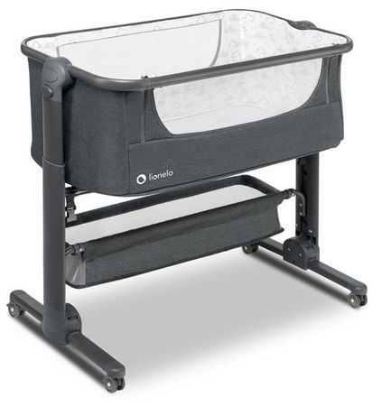 Lionelo Łóżeczko 3 w 1 Timon + Materac Graphite