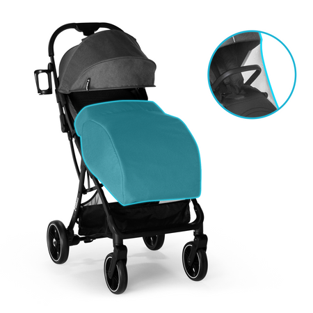 Kidnort Fjällräv Wózek Spacerowy Czarny