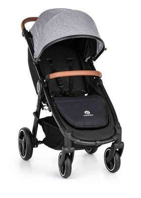 Petite&Mars Stelaż Street+ Oak + Budka i Nakładki Do Wózka Shadow Grey